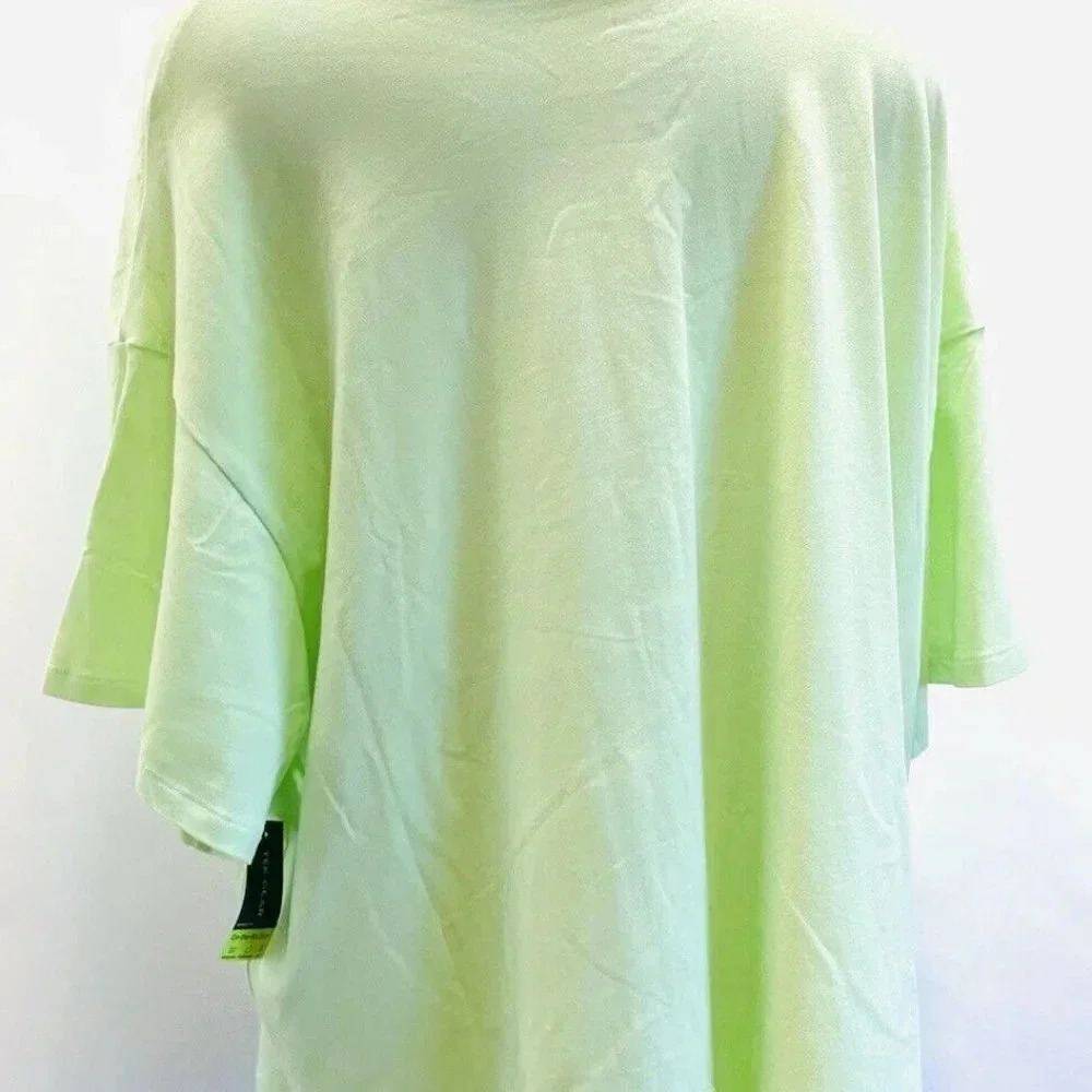 NWT TEK GEAR Women Short Sleeve Crew Neck On the Go Gear Green Shirt Plus Sz 3X - Picture 8 of 12